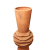 Wazon ceramiczny terakota Kwiat Miedziany Rudy 62cm